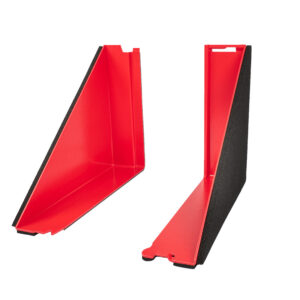 FloodClip Red and black triangular holders